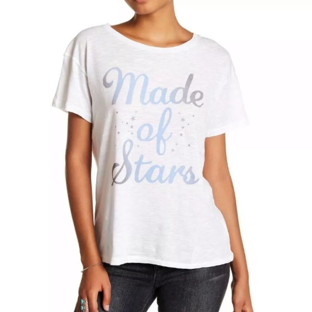 Junk Food Clothing White 'Made of Stars' Short Sleeve Tee